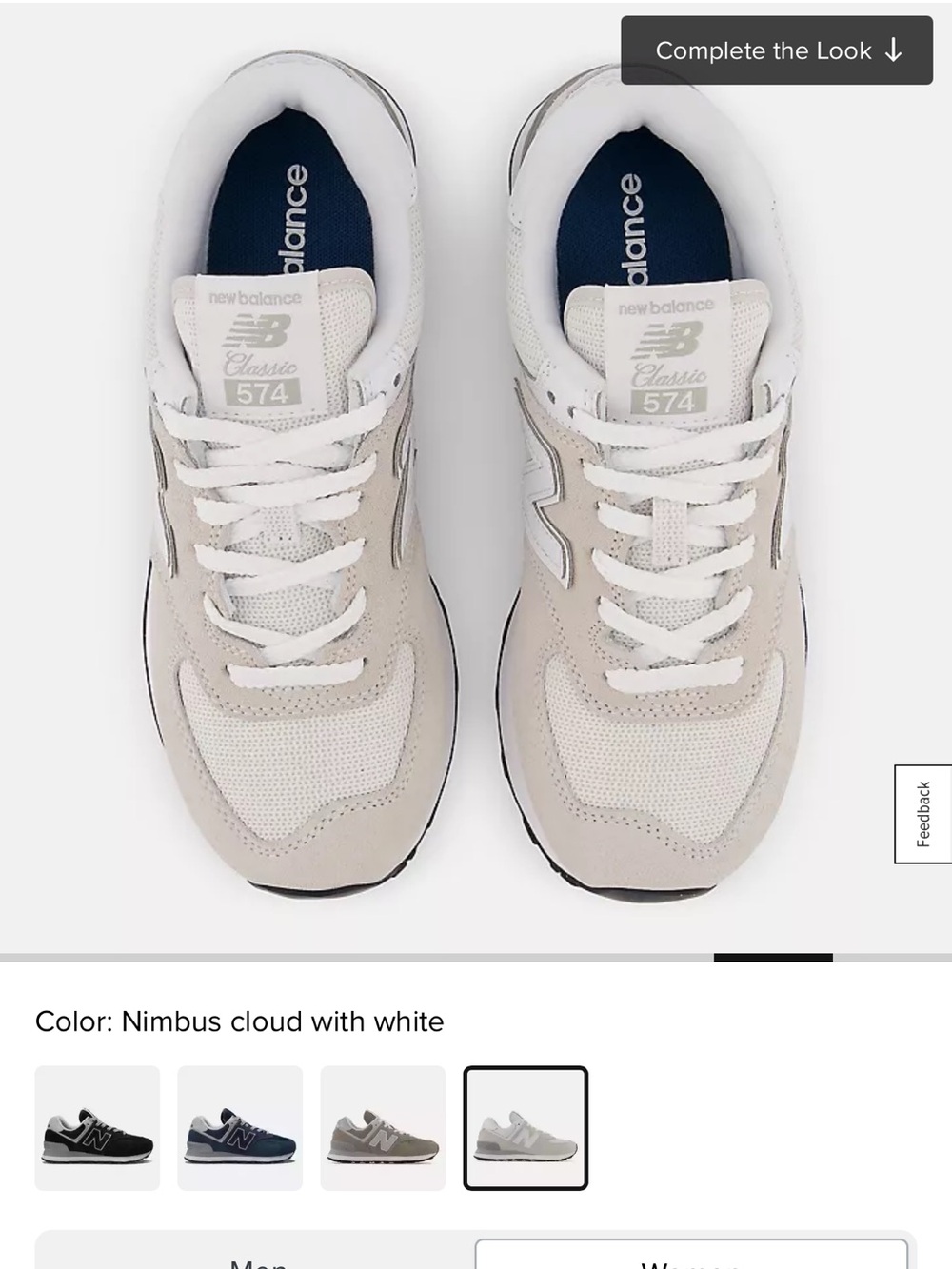 New Balance Nimbus Cloud and White 574 Retro Runner NEW but no box -